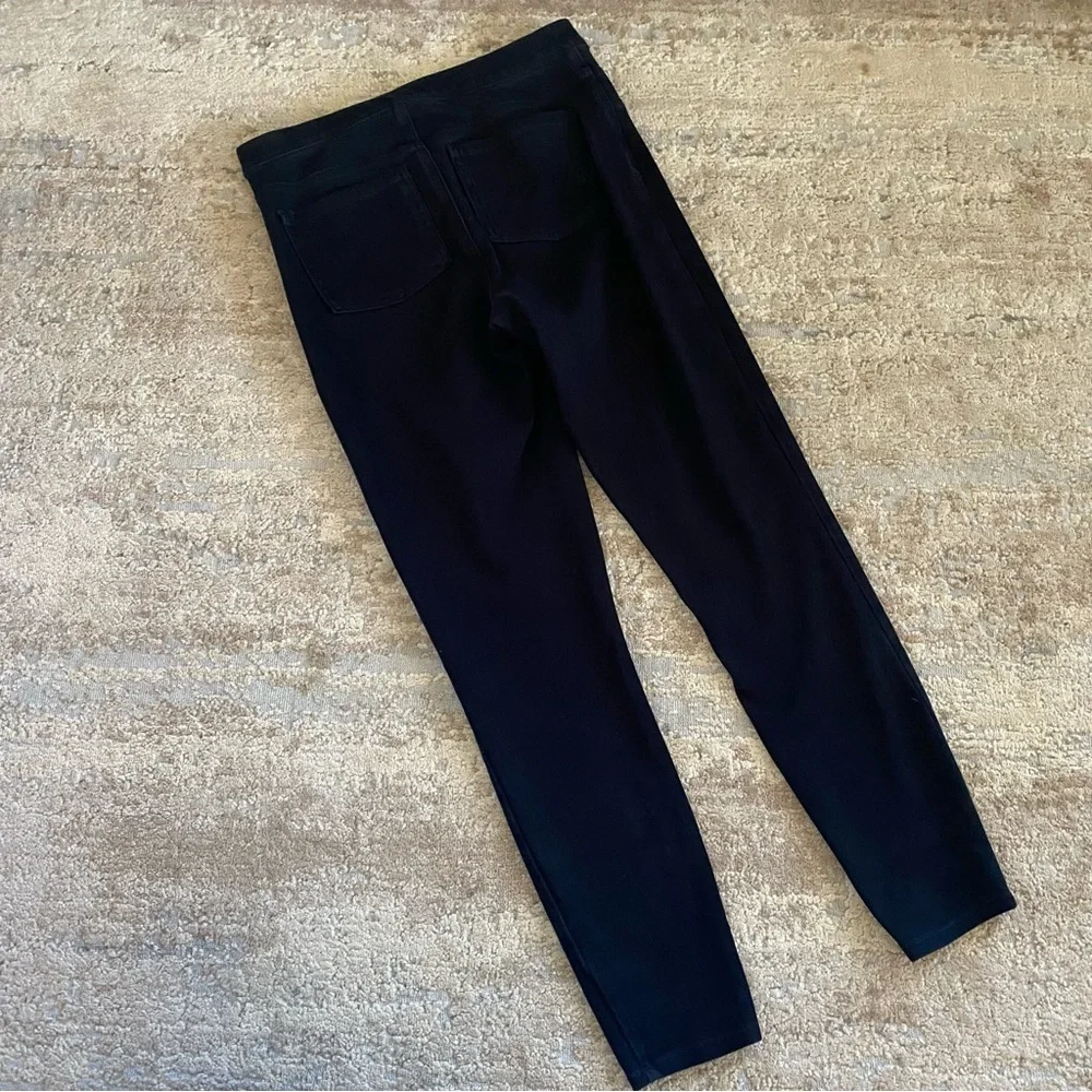 Spanx Jean-ish Black Jeans Skinny High Rise Jeggings Compression Shaping: Medium